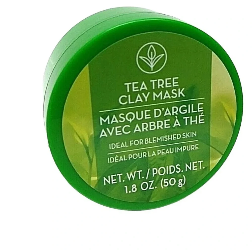 Tee Tree Clay Mask 3 Pck Enriched Skincare Routine Deeply Clearing Skin
